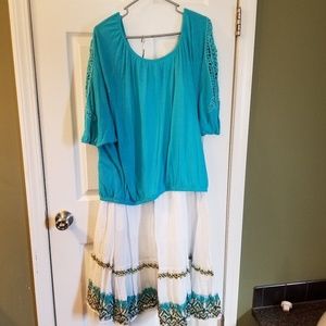 Lane Bryant Skirt & Top